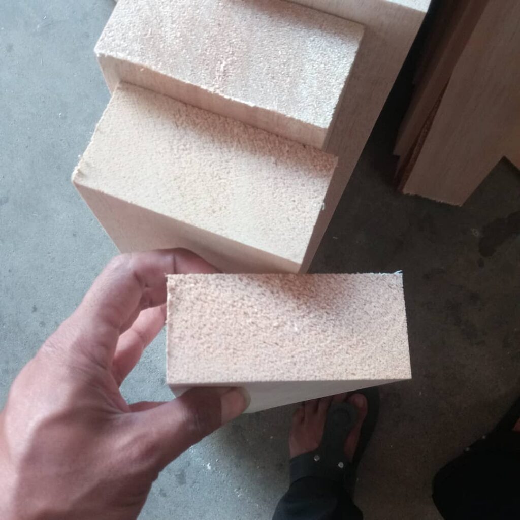 balsa wood block