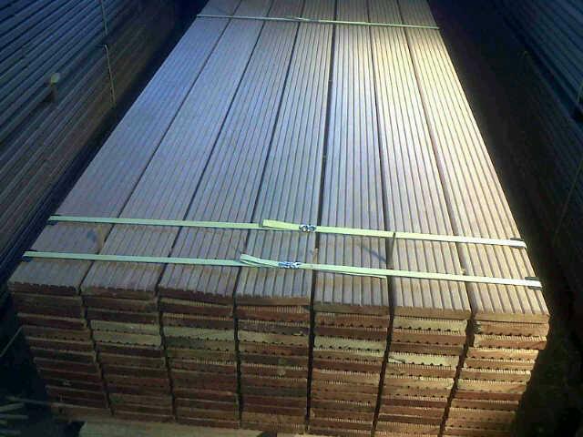 yellow balau decking
